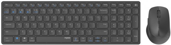 9700M Set (DE) Kabelloses Tastatur-Set dunkelgrau