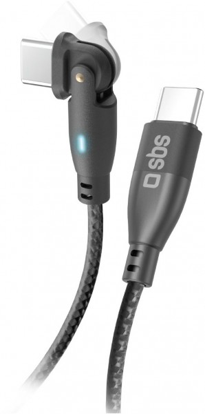 Flexi USB 2.0 Type-C Kabel (1m) schwarz
