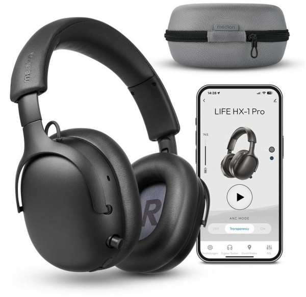 Life HX-1 Pro (MD43772) Bluetooth-Kopfhörer anthrazit