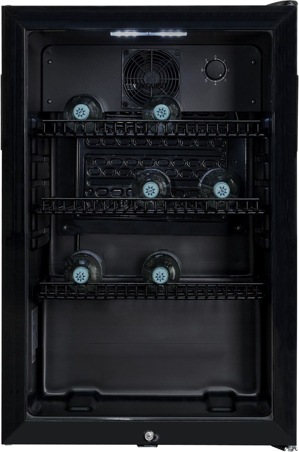 GKS 240-GT-160C Flaschenkühlschrank schwarz