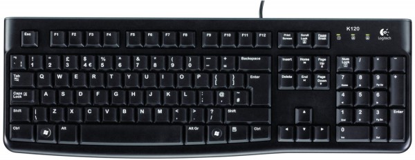 K120 (US) Tastatur (kabelgebunden) schwarz