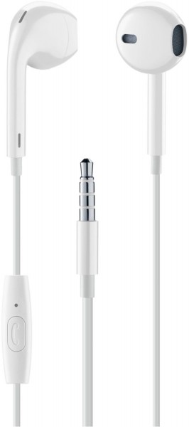 Capsule In-Ear-Kopfhörer mit Kabel weiss