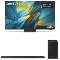 GQ55S95FAT 138 cm (55") OLED Vision AI Smart TV titanschwarz inkl. HW-S710GD Soundbar titanschwarz, 4K Ultra HD, 144 Hz, Sprachsteuerung