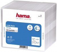 CD-Slim-Pack 4, 10er-Pack transparent