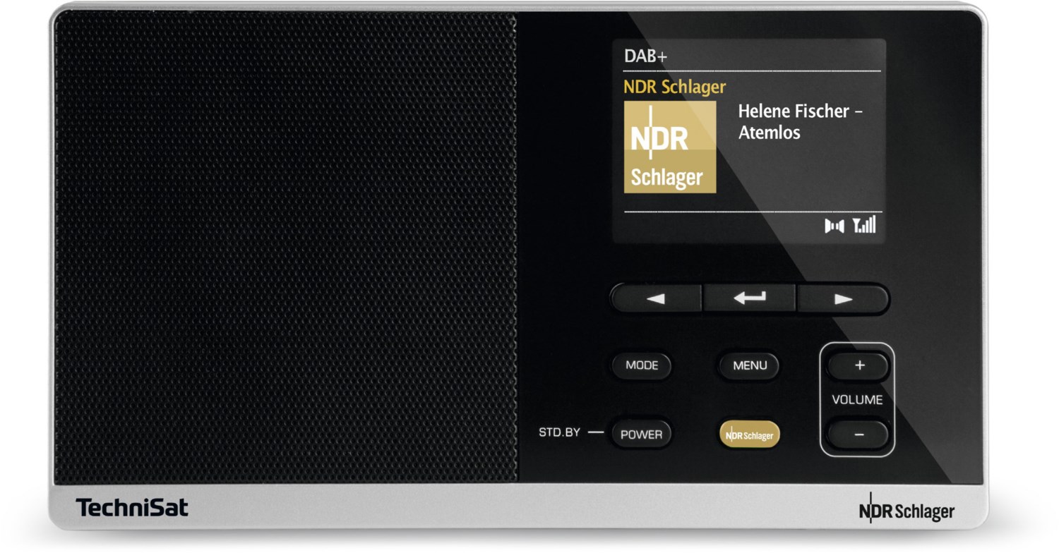 DigitRadio 215 Kofferradio NDR Schlager Dabbi Edition schwarz/silber