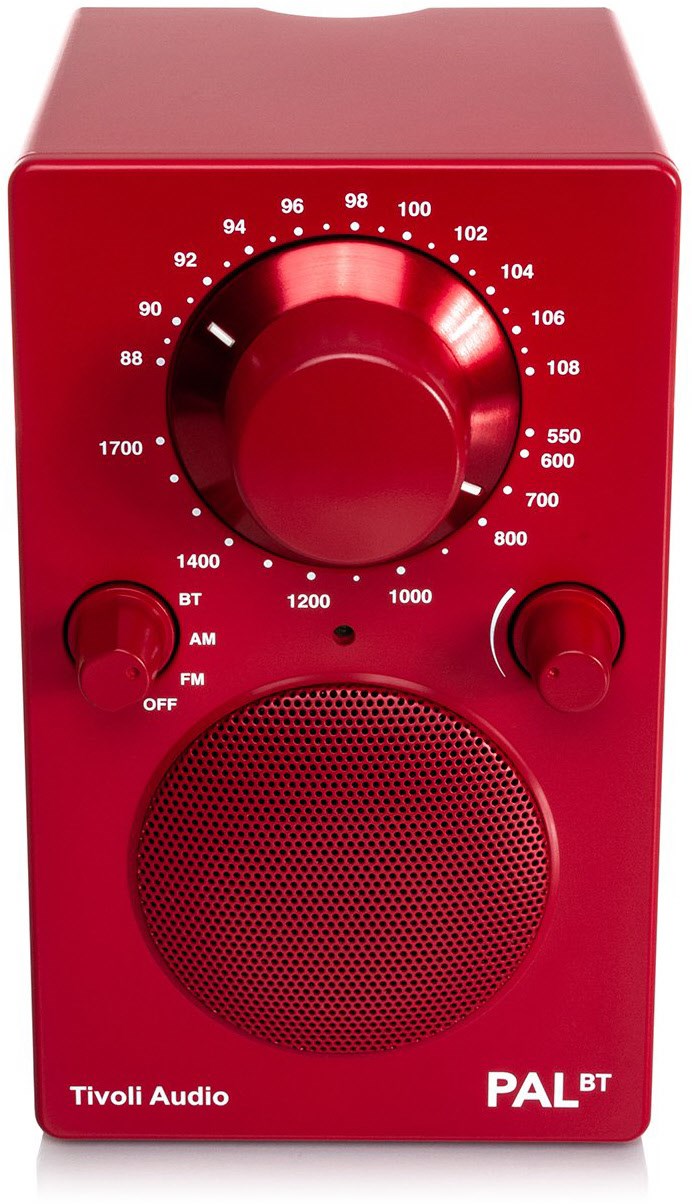 Tivoli Audio Pal Bt Kofferradio Hochglanz Rot