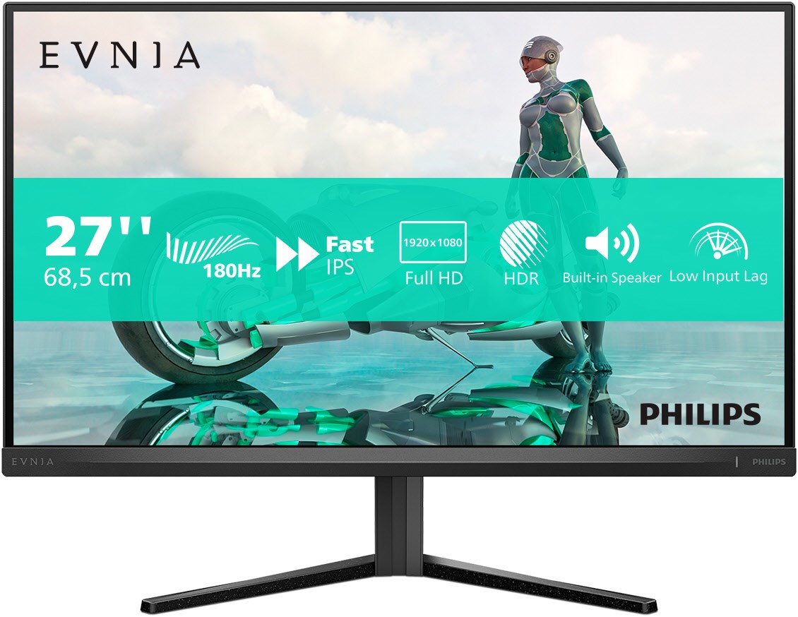 Evnia 27M2N3200S/00 69 cm (27") Gaming Monitor dunkelgrau, Full HD (1920x1080), 0,5 ms Reaktionszeit