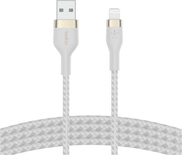 Pro Flex Lightning/USB-A Kabel (2m) weiß