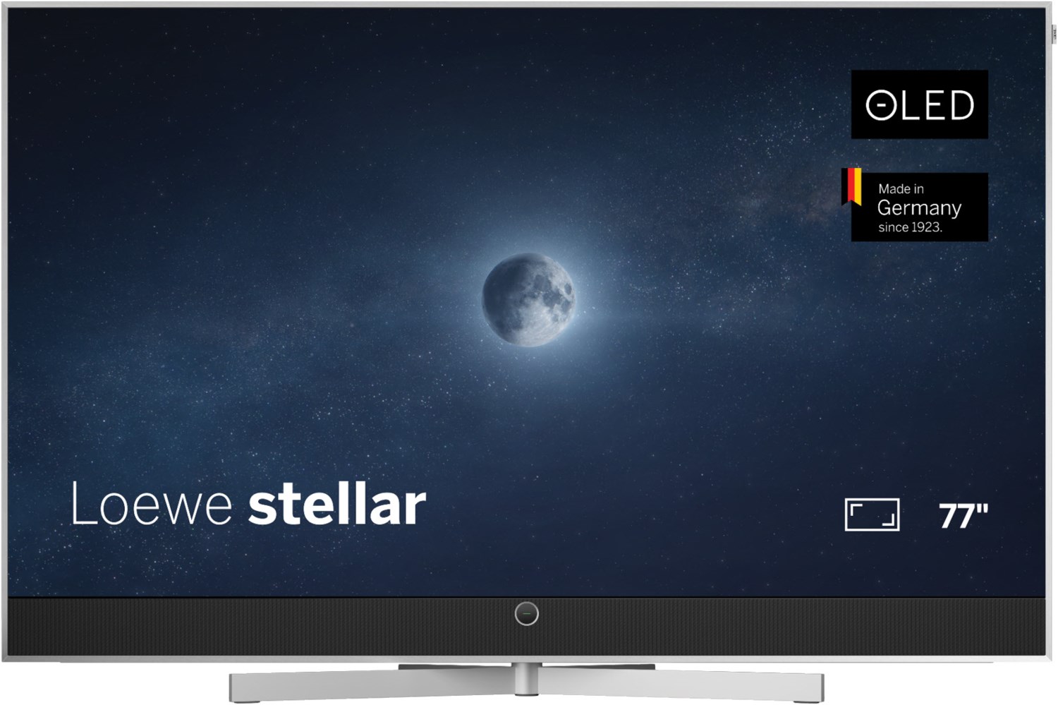 Loewe stellar. 77 dr+ - 77 Zoll 4K OLED TV (195 cm) (META-OLED, 144Hz, HDMI 2.1, Tizen OS, SSD-Speicher, Twin-Tuner, Dolby Atmos)