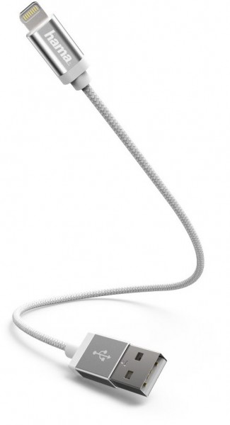 Lade-Sync-Kabel Lightning (0,2m) weiß