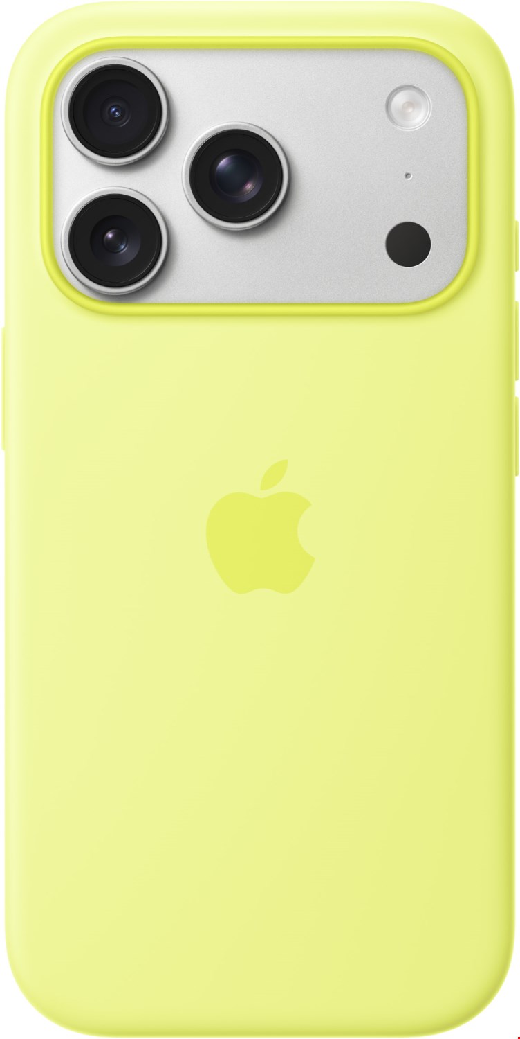 Image of Apple Silicone Case mit MagSafe für iPhone 17 Pro Neongelb