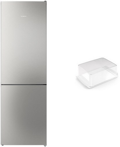 Image of MK67KGNIAA Kühl-/Gefrierkombination bestehend aus KG36NVIAG + KSGGZM00 edelstahl