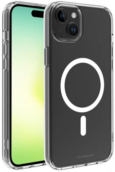Mag Steady Cover für iPhone 15 Plus transparent