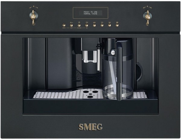 CMS8451A Einbau-Kaffee-Vollautomat anthrazit Nostalgie, 15 bar, 1,8 l
