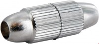 HQ Koax Kabelverbinder silber