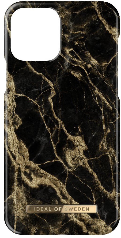 Fashion Case für iPhone 13 golden smoke marble