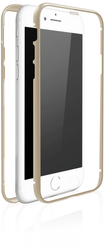 Cover 360° Glass für iPhone 7/8 gold