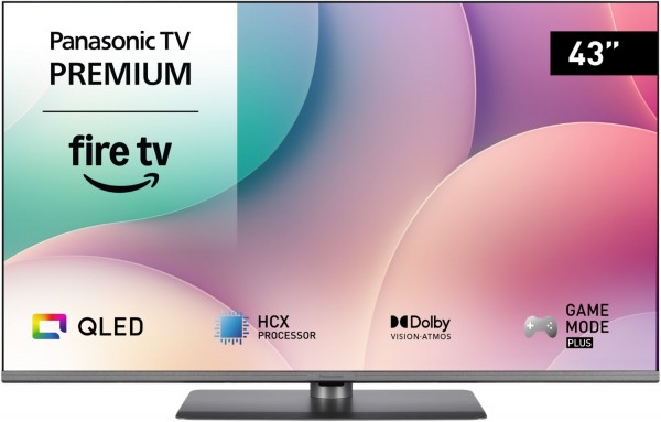 TV-43W83AE6C 108 cm (43") QLED-TV, 4K Ultra HD, Smart-TV, DVB-T2/DVB-C/DVB-S2, Sprachsteuerung