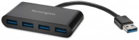 USB 3.0 4-Port Hub schwarz