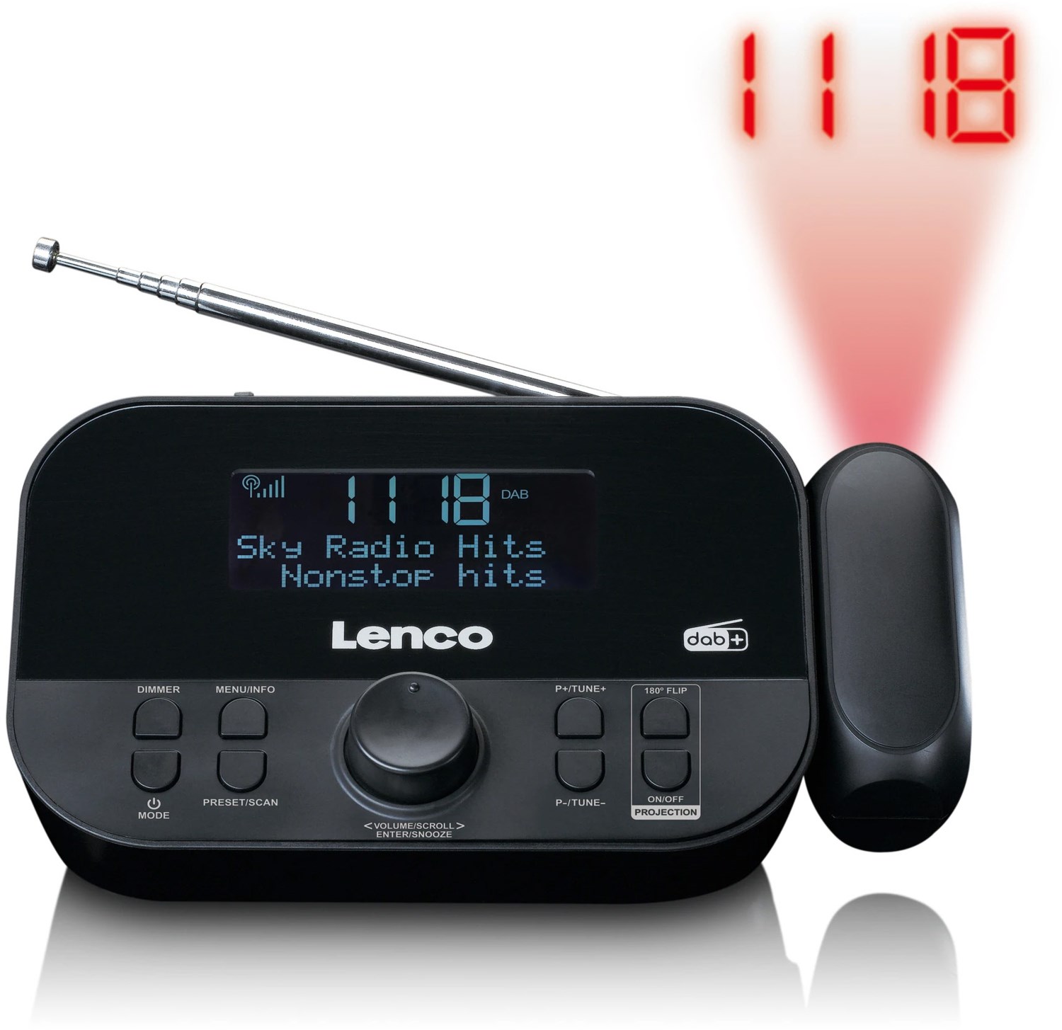 Image of CR-615BK DAB/DAB+ Uhrenradio