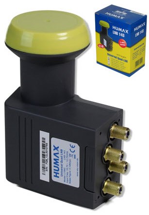 LNB 143 Gold Quad Quad-LNB Universal