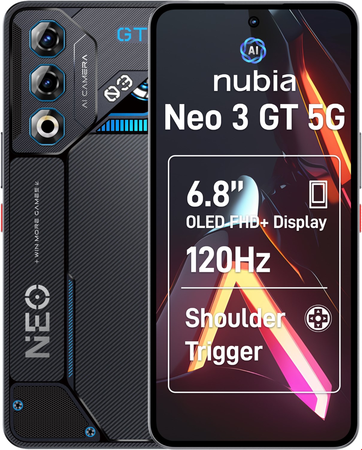 Neo 3 GT 5G (12GB+256GB) Smartphone interstellar gray
