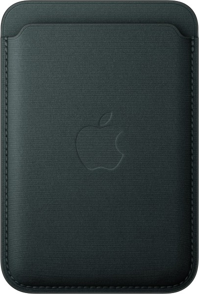 Feingewebe Wallet mit MagSafe dunkelgrün