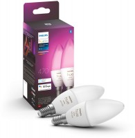 Hue W&C. Amb. 5.3W B39 E14 2er Set LED-Kerze
