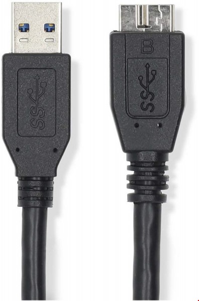 CCGL61500BK05 USB 3.2>Micro-B 0,5m Stecker > Stecker schwarz
