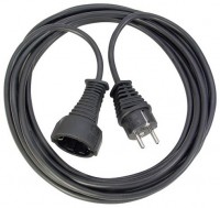 Schuko-Verlängerungskabel (2m) schwarz