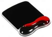 Duo Gel Mauspad rot/schwarz