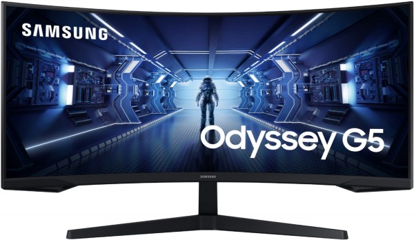 Odyssey G5 C34G55TWWP 86 cm (34") Gaming Monitor schwarz, Ultrawide (3440x1440), 1 ms Reaktionszeit, gebogen