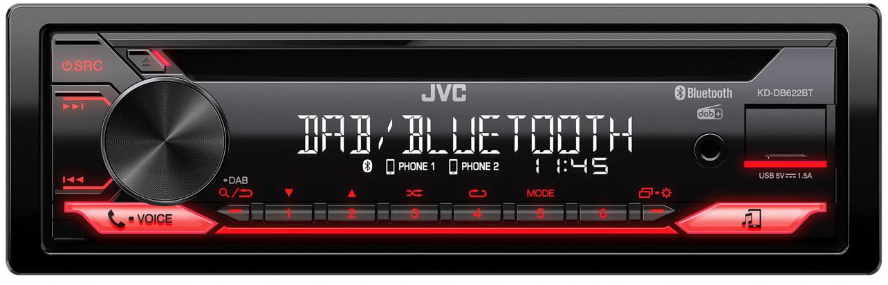 JVC KDDB622BT CD Autoradio  - Onlineshop EURONICS