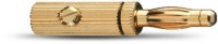Banana B3 (4 Stk.) Bananenstecker bis 4mm² gold