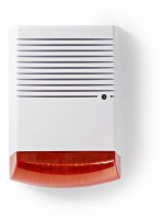 DUMSS20WT Dummy-Sicherheitssirene weiß/orange