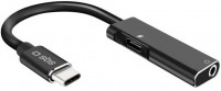 USB Type-C > 3,5mm Klinke Adapter schwarz