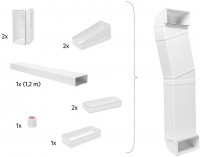 M2CKCF01C Umluft-Installations-Kit Dunstabzugshauben-Zubehör