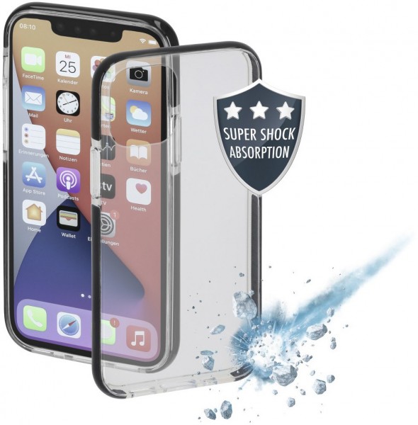 Cover Protector für iPhone 13 mini schwarz/transparent