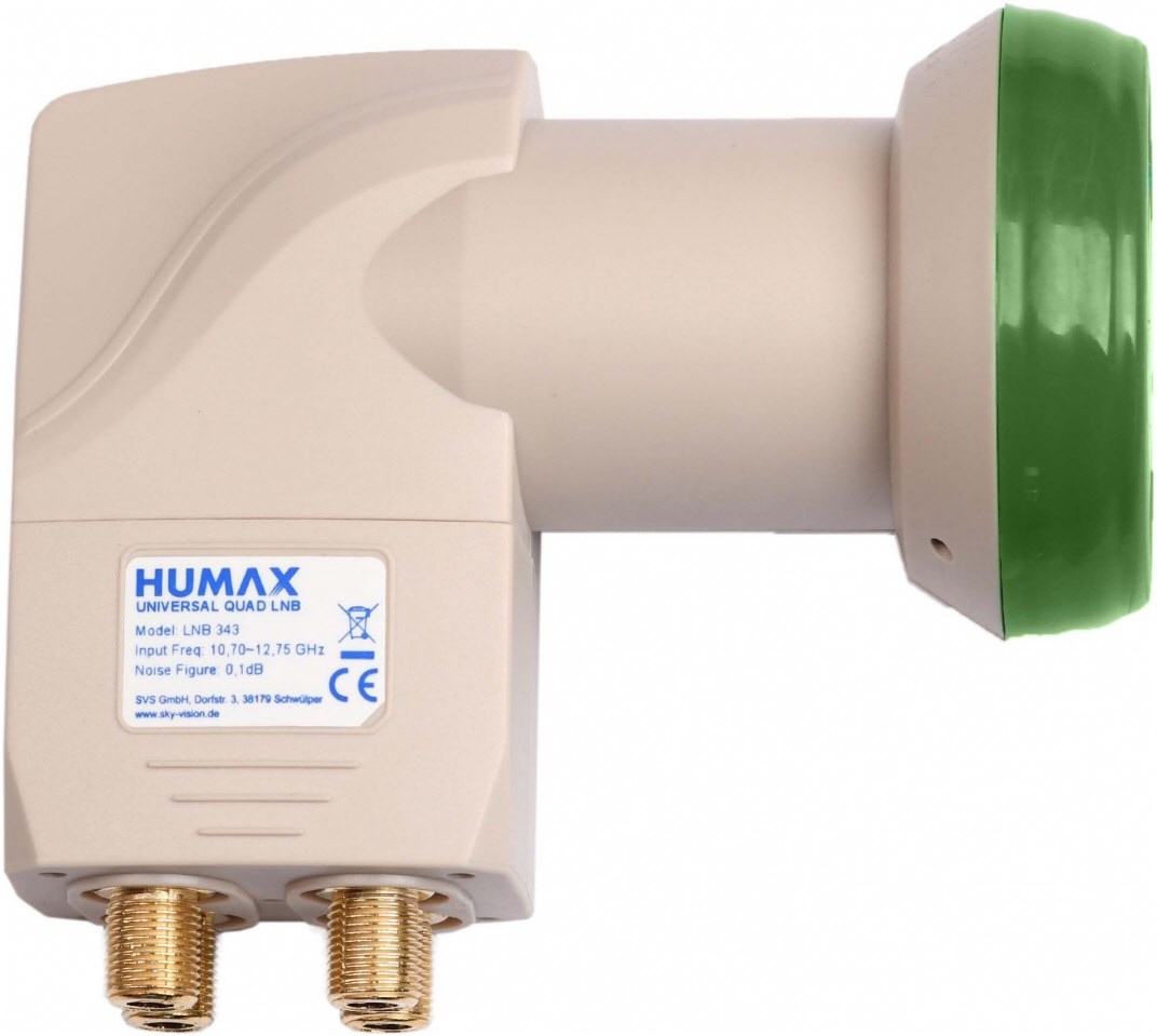 Image of Green Power 343 Quad-LNB Universal beige/grün