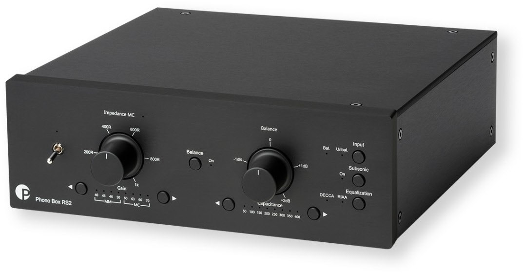 Pro-Ject Phono Box RS2 Phono-Vorverstärker Schwarz