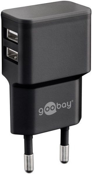 Reise-Lader 230 V mit 2 USB-Anschlüssen