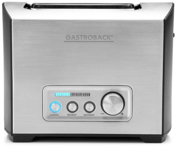 Design Toaster Pro 2S Kompakt-Toaster edelstahl