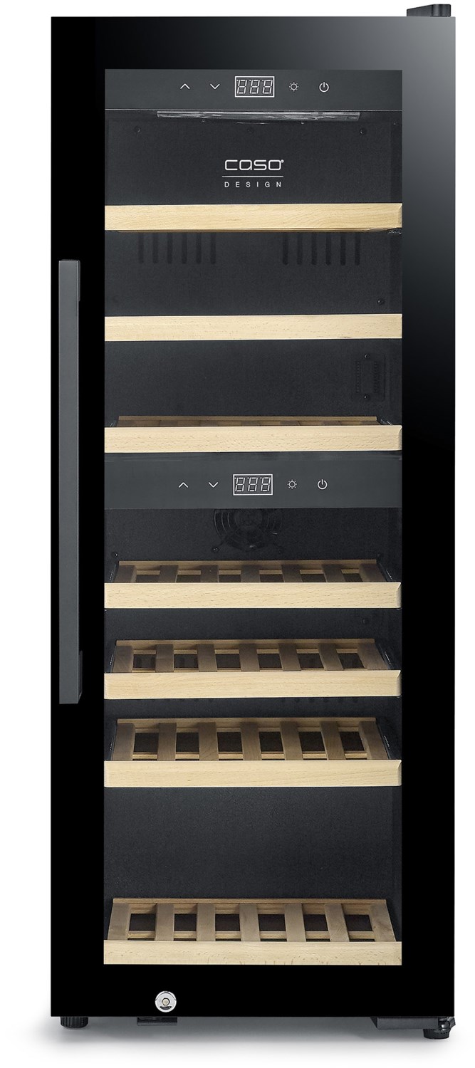 Caso WineExclusive 38 Smart Weintemperierschrank schwarz