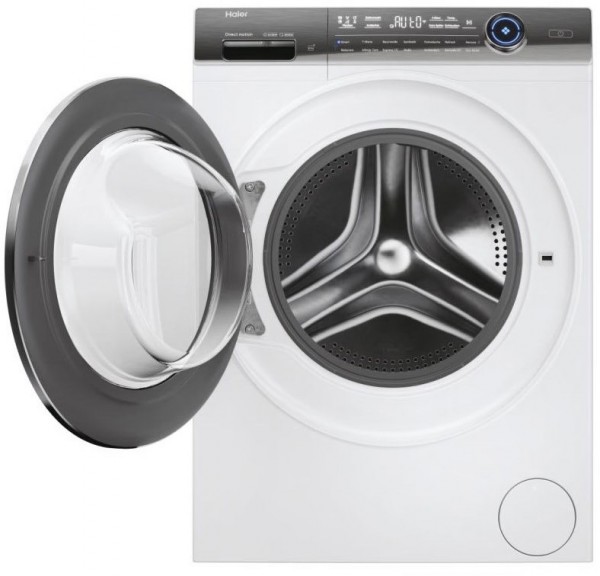 Machine à Laver Haier HW120-B14979EU1 – Chargement Frontal, 12 Kg, 1400 Tr/min, Blanc, Neuve