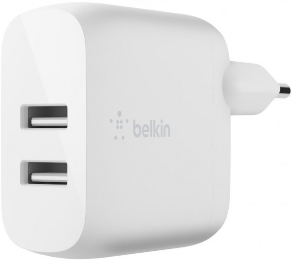 Dual USB Ladegerät (24W) weiß