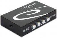 USB 2.0 4-Port manuell schwarz