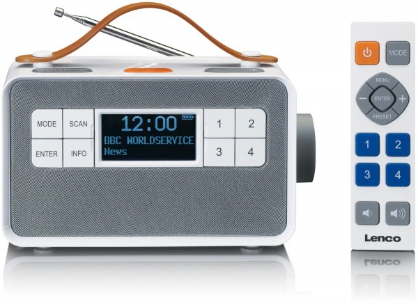 PDR-065 Kofferradio mit DAB/DAB+ weiß