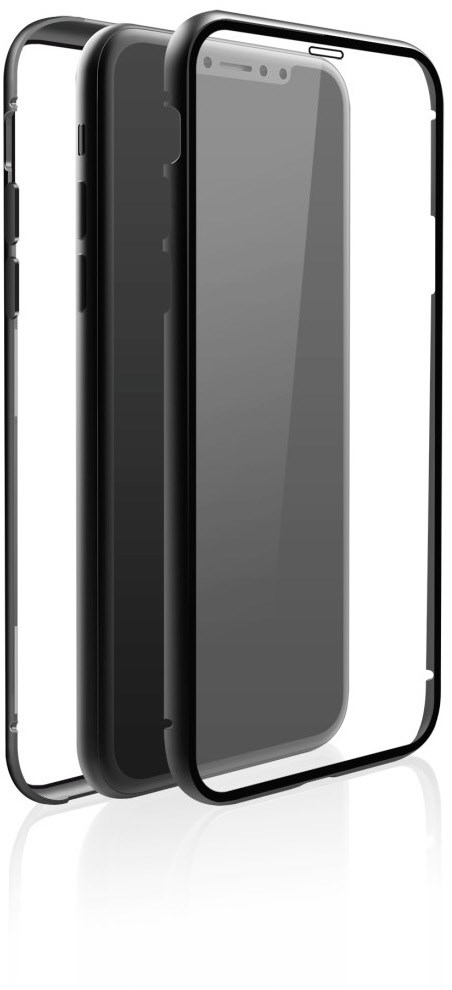 Cover 360° Glass für iPhone X/Xs schwarz