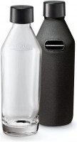 Glaskaraffe (800ml) + Bottle Shirt Wasser Zu-/Aufbereiter-Zubehör für Joy grau
