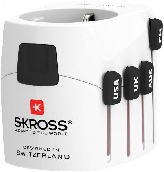 Reisestecker PRO World &amp; USB weiss